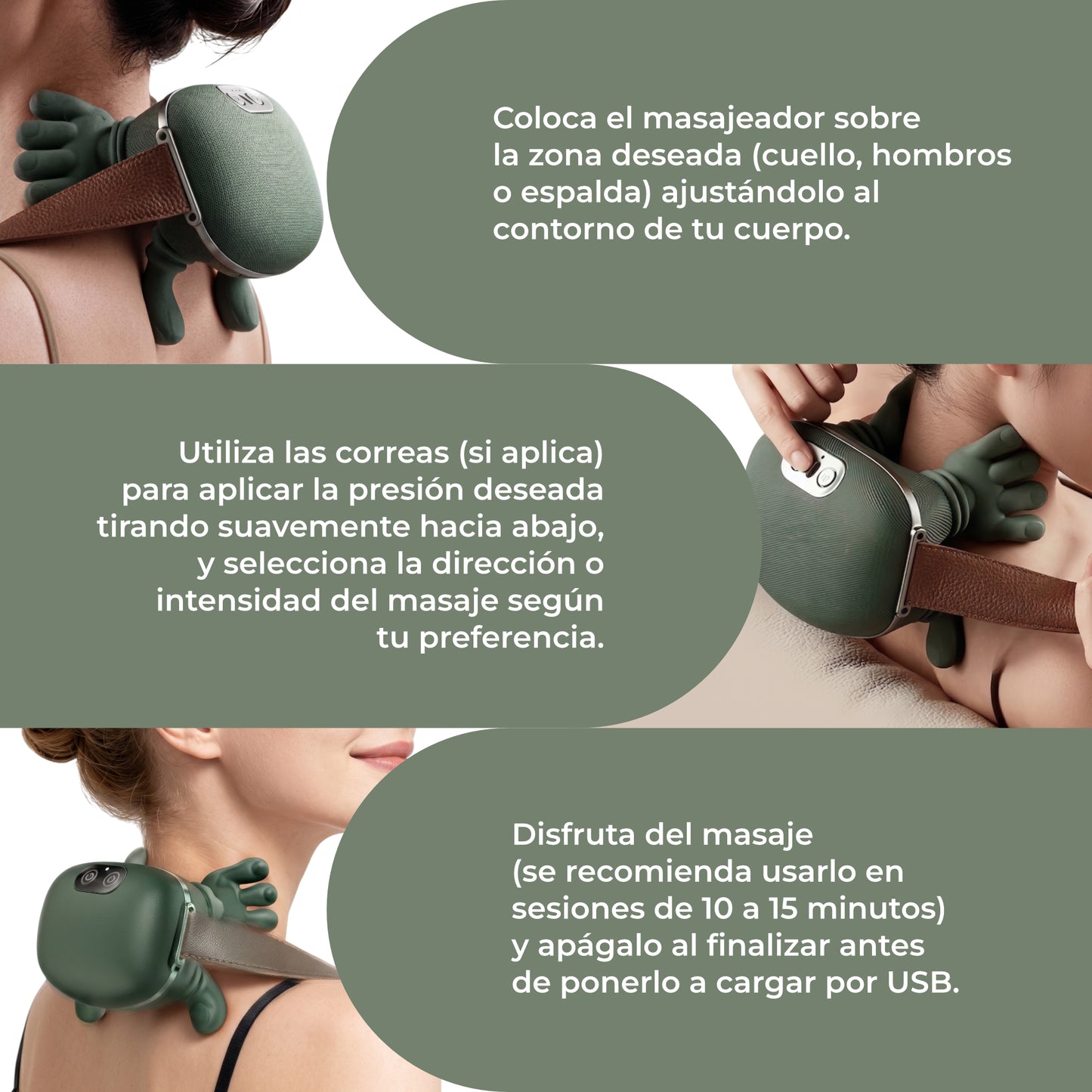 Masajeador Portátil Terapia de Masaje Profundo
