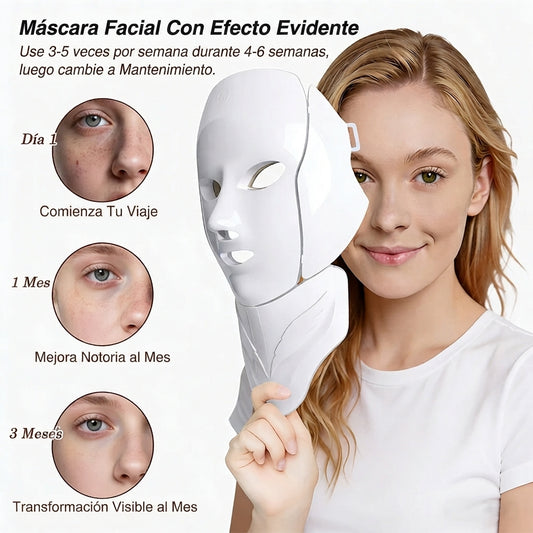 Máscara LED Facial & Cuello Pro-Glow™