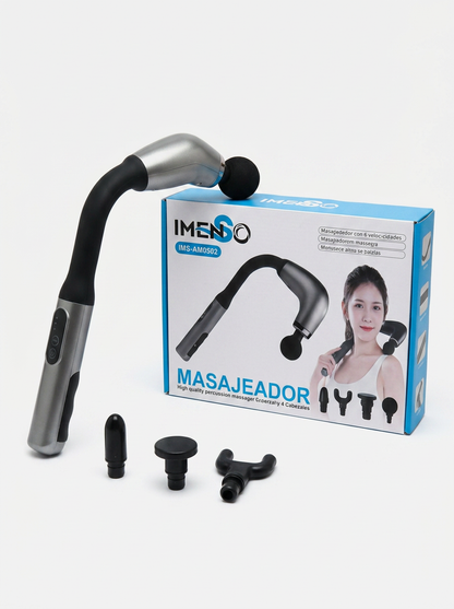 Masajeador de Percusión Curvo | Cuello y Espalda