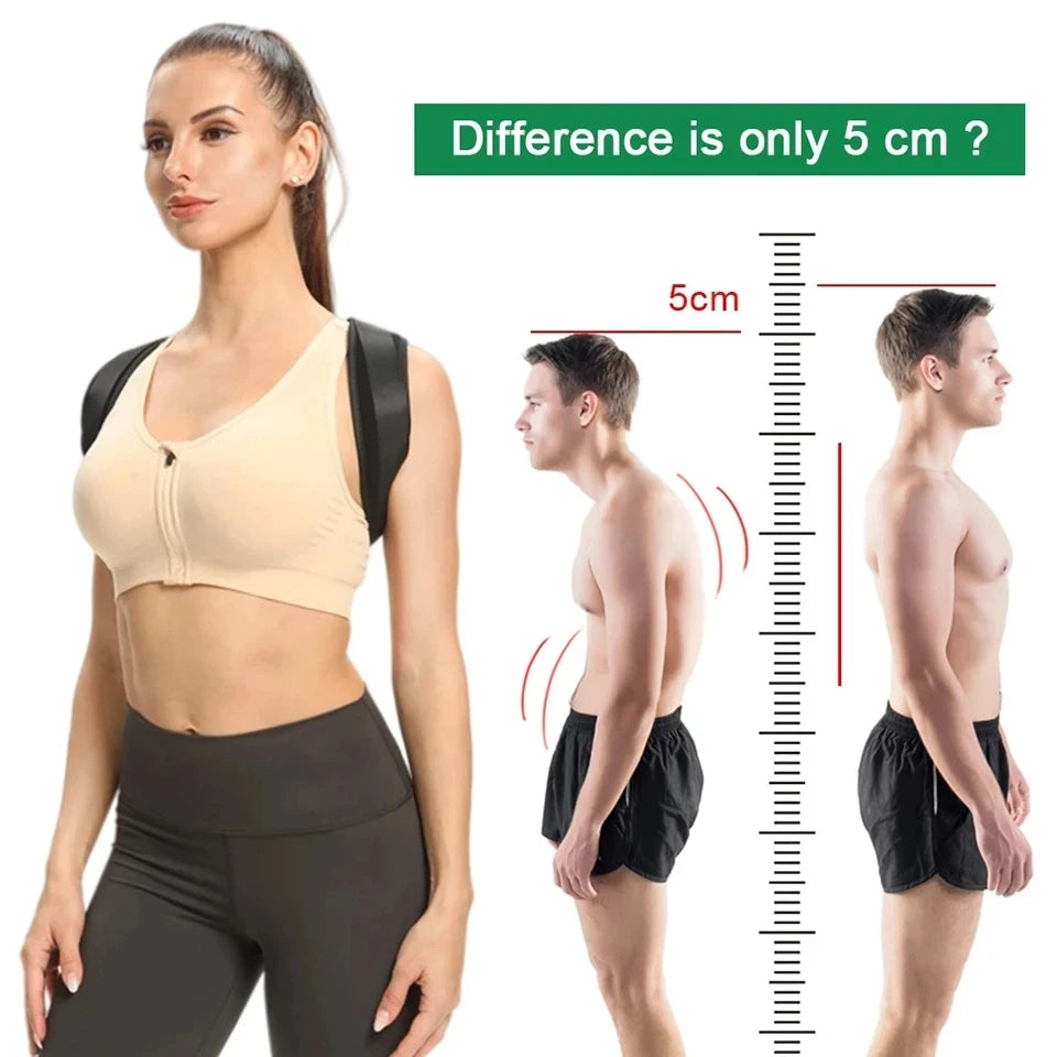 Auria Posture Pro – Corrector de Postura Ergonómico y Soporte de Espalda
