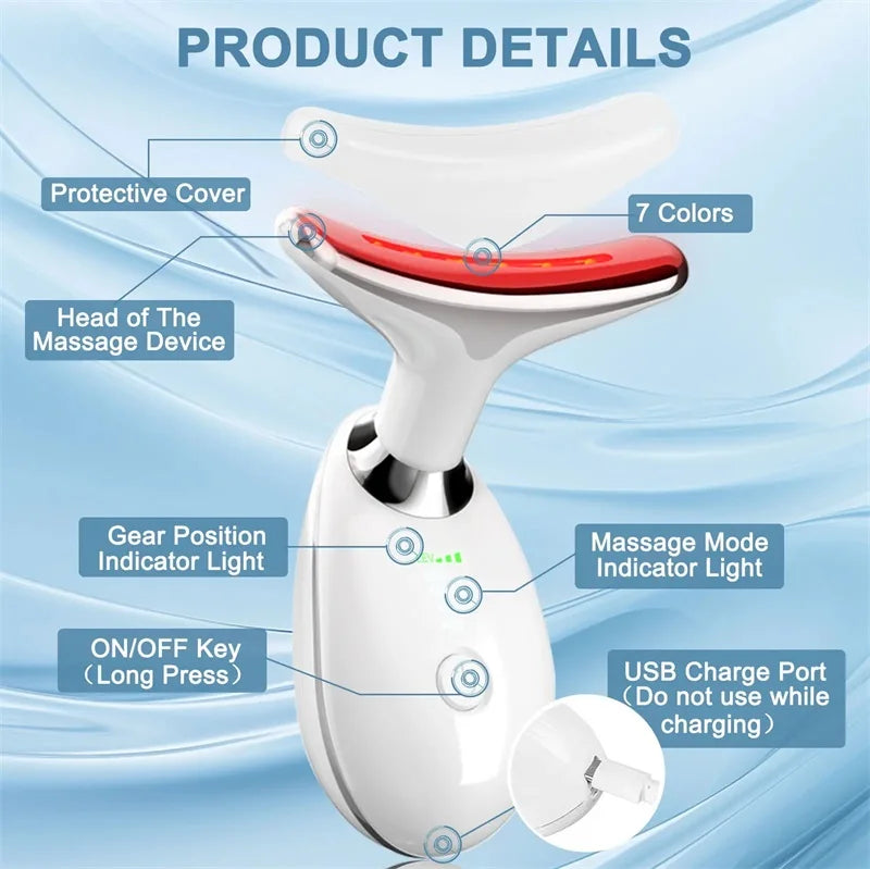 Dispositivo EMS Facial & Cuello | Lifting con Microcorriente