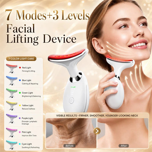 Dispositivo EMS Facial & Cuello | Lifting con Microcorriente