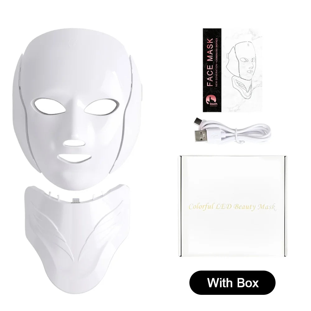 Máscara LED Facial & Cuello Pro-Glow™