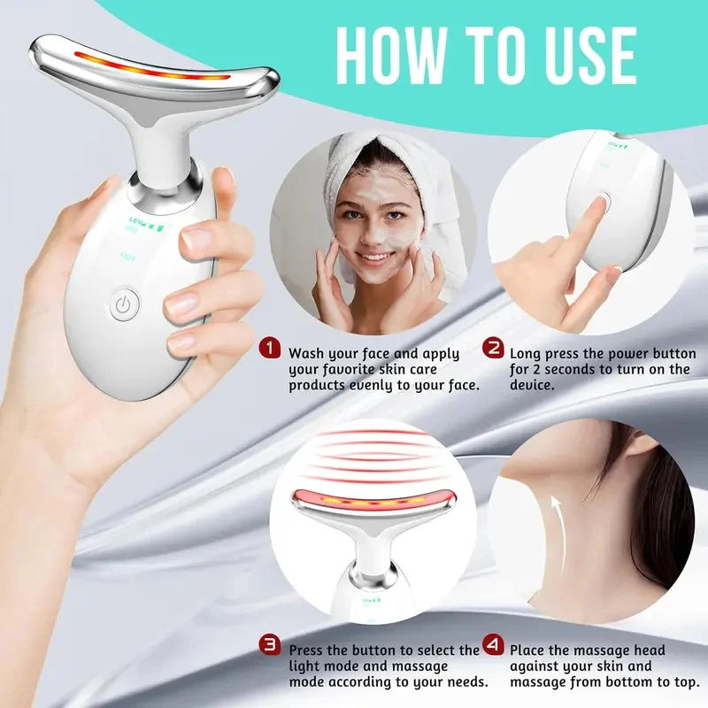 Dispositivo EMS Facial & Cuello | Lifting con Microcorriente