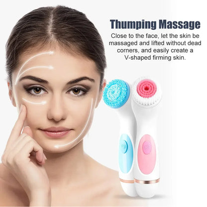 Cepillo Facial Sónico 3 en 1 | Limpieza Profunda + Masaje