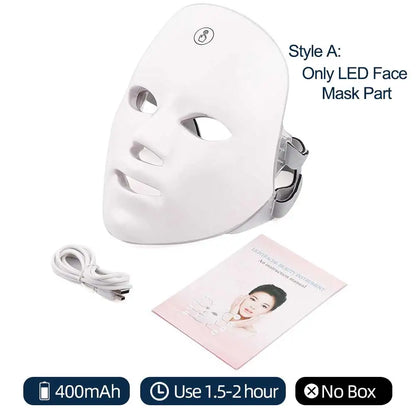 Auria Led Mask Pro – Máscara de Terapia Lumínica para Rostro y Cuello