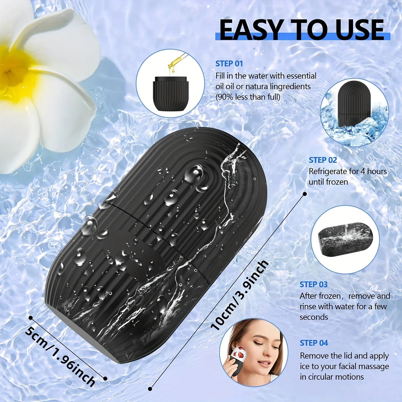 Cryo Ice Roller™ | Masajeador Facial Refrescante Anti-Hinchazón