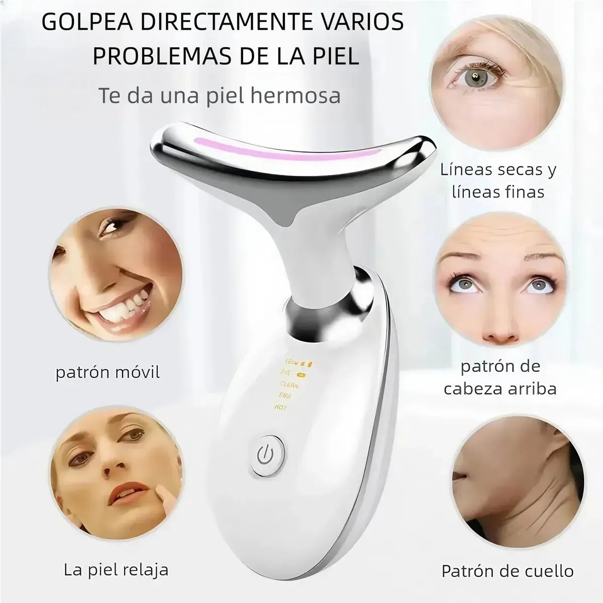 Masajeador Facial Eléctrico | Firmeza y Relajación